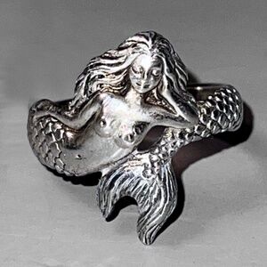 Sterling Silver Mermaid Ring